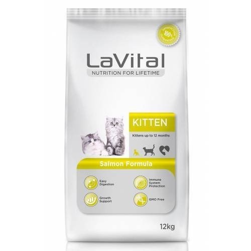 LaVital Cat Kitten Somon Balikli Yavru Kedi Mamasi 12 Kg